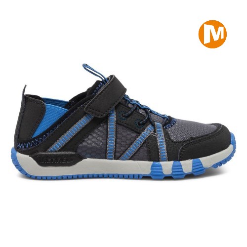 Merrell Hydro Free Roam Sandalen Kinder Schwarz/Blau [DE-YCGJB]